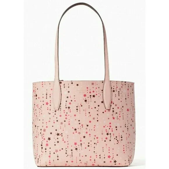 S Kate Spade Twinkle Reversible Tote Purple Pouch Pink K4743 NWT $299 MSRP - Picture 2 of 9